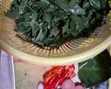 Foto langkah ke 1 dari resep Tumis daun singkong simpel.