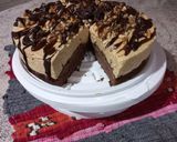 Foto del paso 5 de la receta: Torta brownie con cheesecake de dulce de leche😘 molde de 24 cm