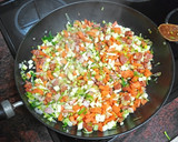 Foto del paso 4 de la receta: Wok de pasta corta y verduras