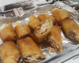 Hình bước làm 7 của món Bún chả giò tôm