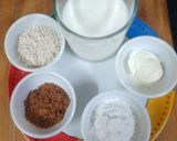 A picture of step 2 of Multigrain coco milk shake.