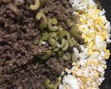 Foto del paso 4 de la receta: Relleno con carne picada magro