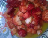 Foto del paso 4 de la receta: Fresas con leche y naranja