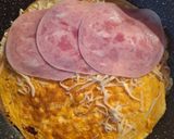 Sonkás, sajtos, tojásos tortilla recept fázis 4 fotója