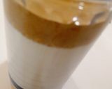 A picture of step 3 of Dalgona coffee.