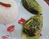 বাঁধাকপির পাতায় মোড়া ভেটকির পাতুরি (badhakopir patay mora bhetkir paturi recipe in bengali) রেসিপি ধাপ - 7 ছবি