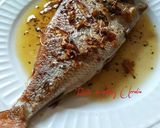 Foto del paso 12 de la receta: Brecas a la plancha con crujiente de ajos y almendras