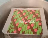 Cara Membuat Choco Taro Batik Cake 4