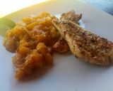 Foto del paso 7 de la receta: Chutney de manzana y durazno, con pollo asado #caminodesabores