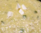 A picture of step 3 of Risotto di spada e zafferano swordfish and saffron risotto.