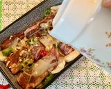 Sült oldas krumplipürével, barátságban a vitamin salátával és Villányi Roséval recept fázis 5 fotója