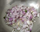 A picture of step 2 of Methi pithale.