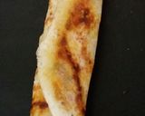 A picture of step 8 of Jini roll dosa.