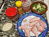 Paella de alitas y verduras