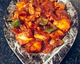 A picture of step 2 of Kadai paneer.