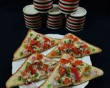 A picture of step 5 of Vegetable Cheese Toast.