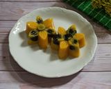 Foto langkah ke 5 dari resep Puding labu parang cincau hitam.