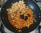 A picture of step 5 of Dry Shrimps and eggplant.