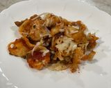 A picture of step 14 of Italian-Style Baked Chicken and Pasta.