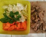 Foto langkah ke 1 dari resep #menubuka Sop Kulit Ayam.