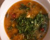 A picture of step 7 of Zafrani Daal Gosht.