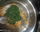 A picture of step 3 of Palak koftas curry.