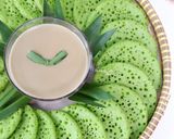 Foto langkah ke 6 dari resep Serabi Pandan Kuah Santan.