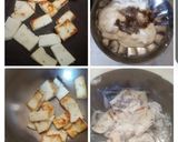 A picture of step 1 of Nawabi Paneer Korma in white Gravy.