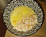 Omlet ze szpinakiem, pieczarkami i szynką z kurczaka krok przepisu 4 zdjęcie
