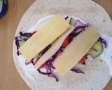 A picture of step 4 of Chicken wraps.