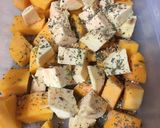Foto del paso 1 de la receta: Zapallo y batata crujiente al horno