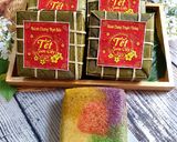 A picture of step 6 of Five-Color Bánh Chưng (Kim, Mộc, Thủy, Hỏa, Thổ).