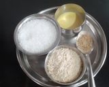 A picture of step 1 of Kesar Rice Pudding.