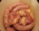 A picture of step 5 of Spiced Lemon-pepper Chicken and Sausage Risotto.