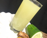 A picture of step 3 of Cucumber,ginger and lemon juice.🥒.