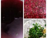 A picture of step 2 of Red rava dosa.
