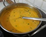 A picture of step 5 of Spicy Mutter Pakoda kaddhi.