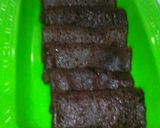 Foto langkah ke 6 dari resep Dadar gulung cokelat isi pisang cokelat.