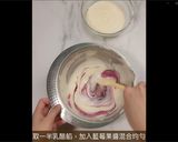 免烤箱！第一次做就上手，浪漫紫藍莓優格生乳酪的食譜步驟9照片