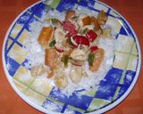 Foto del paso 12 de la receta: Suprema trozada con verduras y arroz a la crema