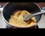 A picture of step 2 of Healthy Dalia pulao.