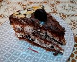 Φωτογραφία βήματος 10 της συνταγής 🍰Σοκολατένια τούρτα με γέμιση oreo cheesecake