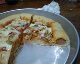 Foto langkah ke 8 dari resep Tuna mayo pizza.