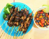 Foto langkah ke 5 dari resep Sate Kambing #KitaBerbagi.