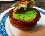 Foto del paso 4 de la receta: Volovanes rellenos de bechamel de espinacas y huevo escalfado