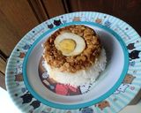 Foto langkah ke 8 dari resep Nasi Tim Ayam (anak minta nambah).