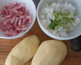 Foto del paso 1 de la receta: Crema de patata con bacon y queso