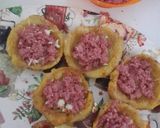 Foto del paso 5 de la receta: Tostones rellenos a lo cubano
