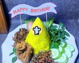 Foto langkah ke 3 dari resep Nasi kuning spesial Cookpad.