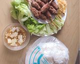 Hình bước làm 7 của món Nem lụi/ Chạo heo bọc sả